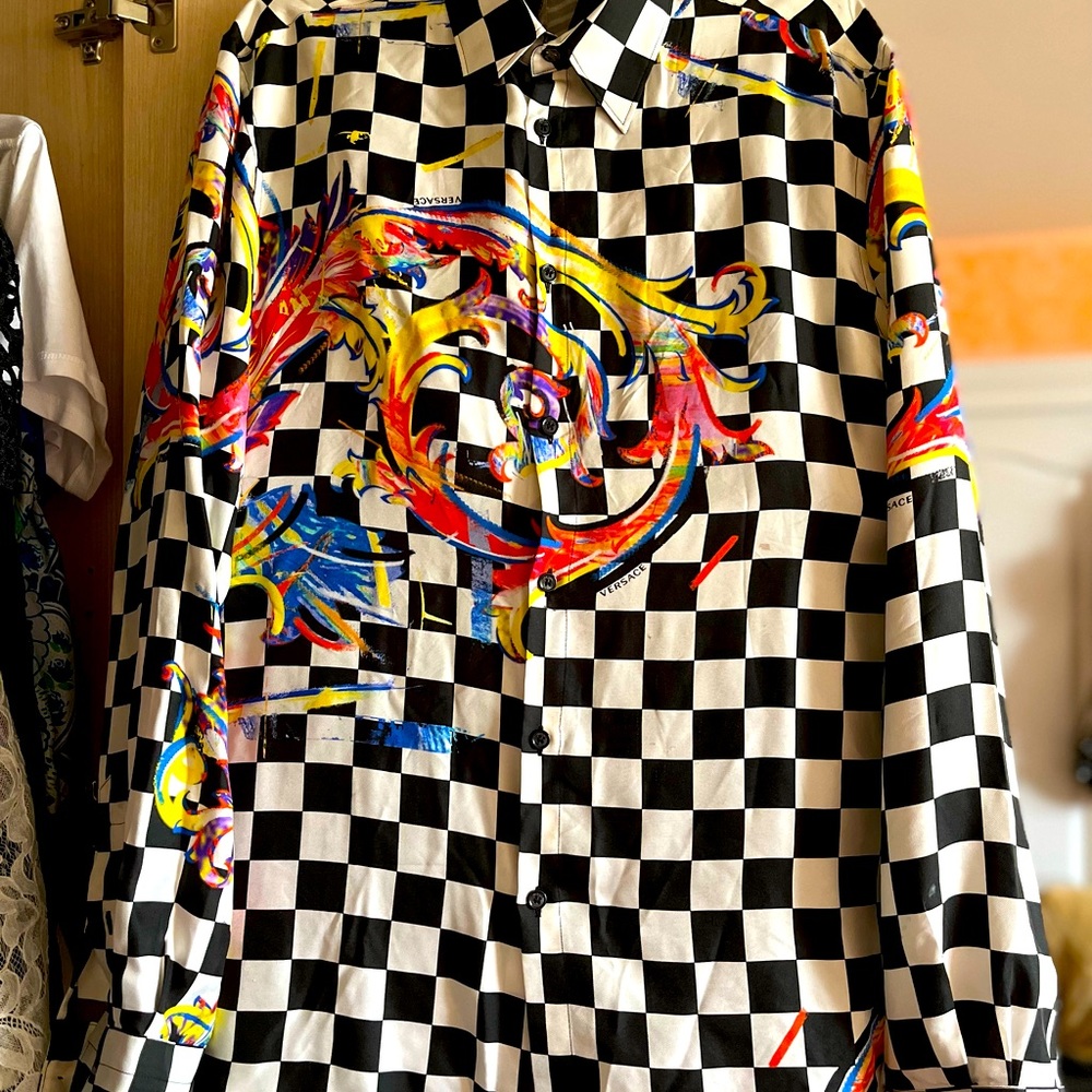Versace mens  shirt size 40 worn once